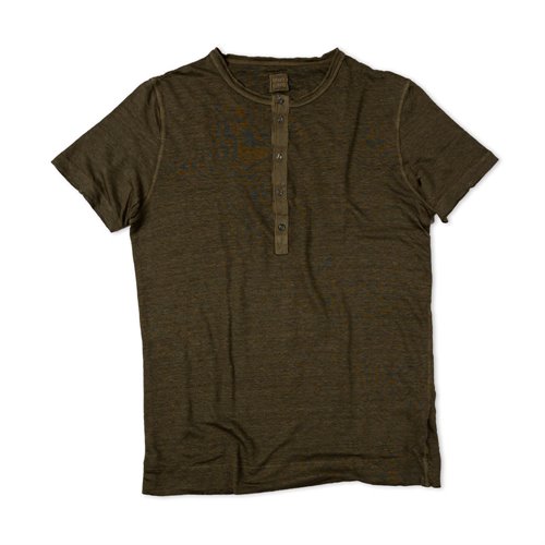 120% LINO Tshirt Serafino Manica Corta
