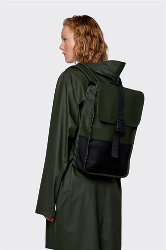 Buckle Backpack Mini RAINS Buckle Backpack Mini Green