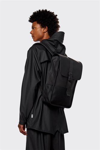 Buckle Backpack Mini RAINS Buckle Backpack Mini Black