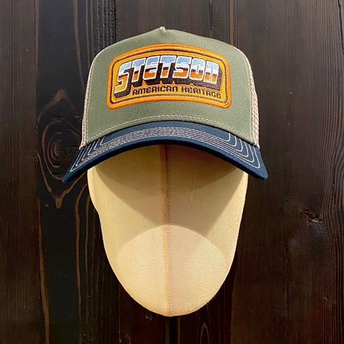 Chrome STETSON Chrome Trucker Cap