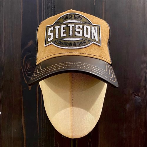 Leather STETSON Leather Trucker Cap