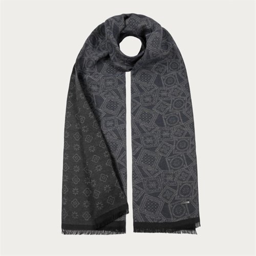 Jaquard Cotton Scarf STETSON Sciarpa Cotone Jaquard