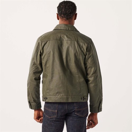 Tin Cloth Short Lined Cruiser Jacket FILSON Tin Cloth Short Lined Cruiser Jacket